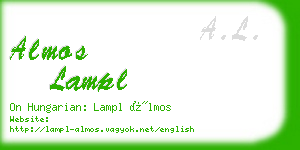 almos lampl business card